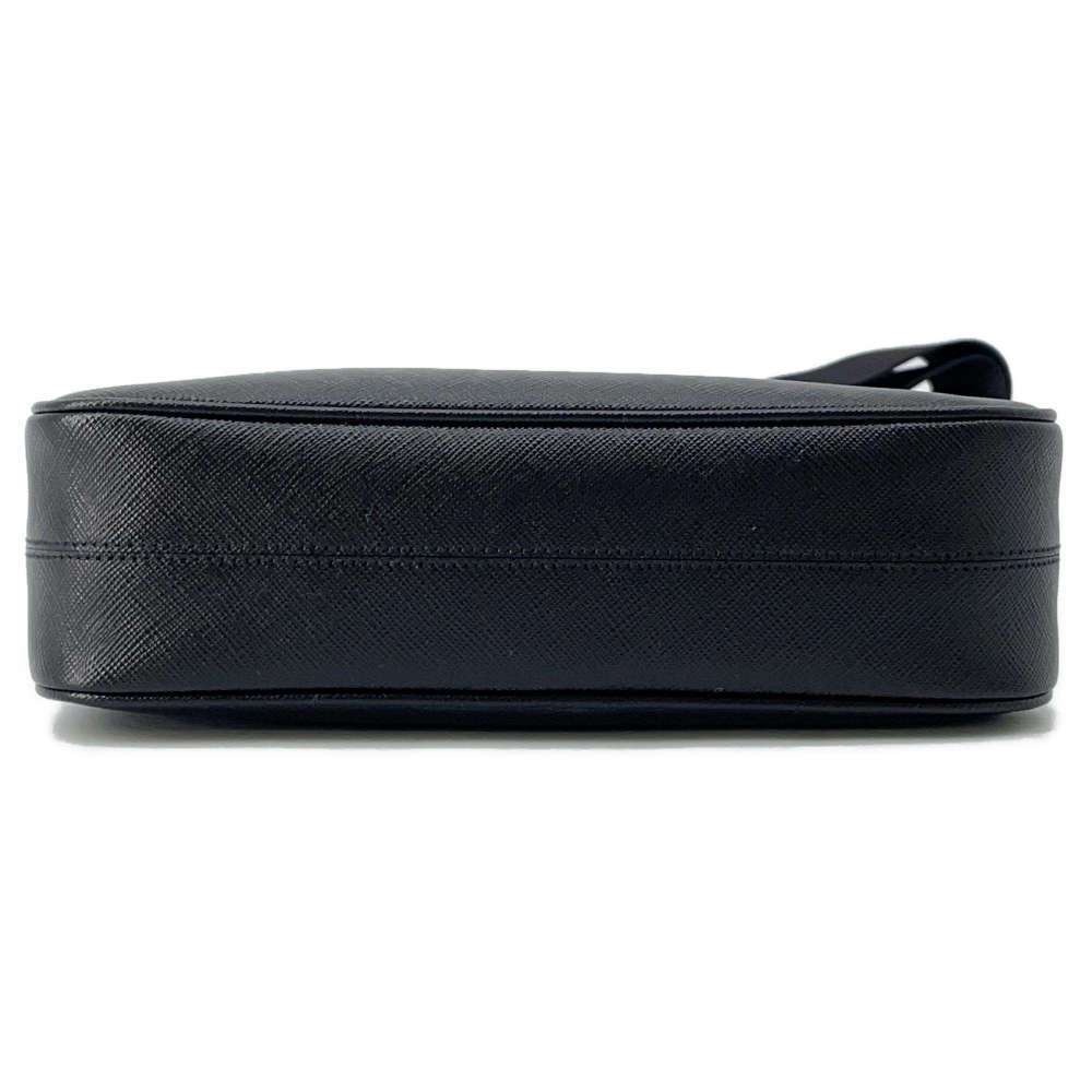 Prada Shoulder Bag Edition Saffiano Leather Clutch Black - Picture 3 of 12